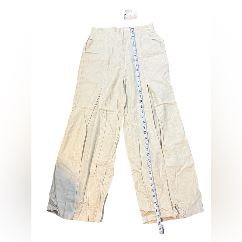 Linen Wide-Leg Pants - Picture 5 of 8